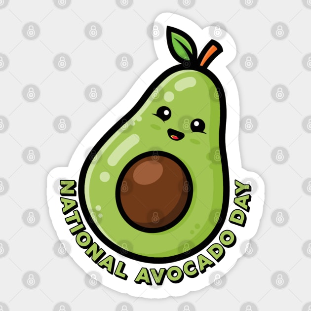 National Avocado Day Sticker by HolidayBug
